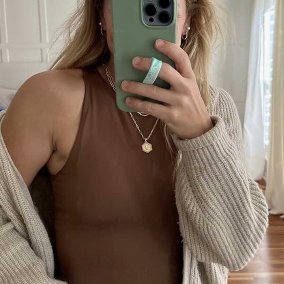 MYMY 14K Gold Plated Layered Hexagon Letter J Initial 18" Necklace - Picture 4 of 6